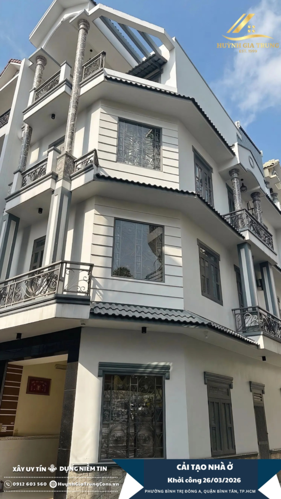 Dự án cải tạo nhà ở tại Bình Tân